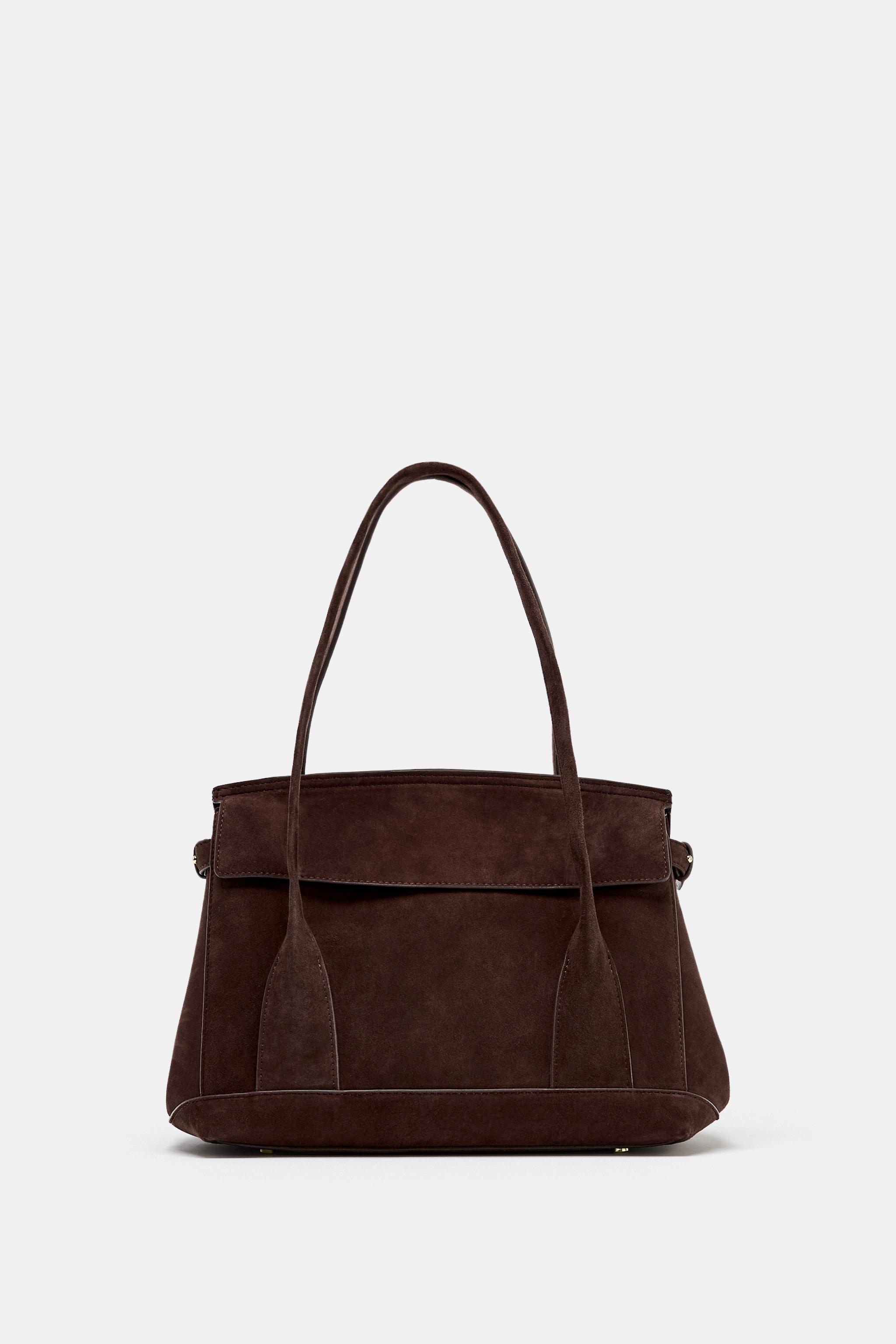 SAC CITYBAG EN CUIR DAIM